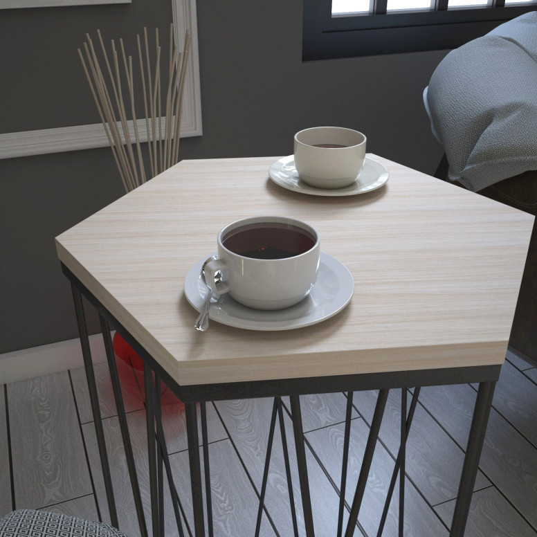 Masuta de Cafea Model Clarissa, 40x35x62 cm, Stejar Masuta de Cafea Model Clarissa, 40x35x62 cm, Stejar