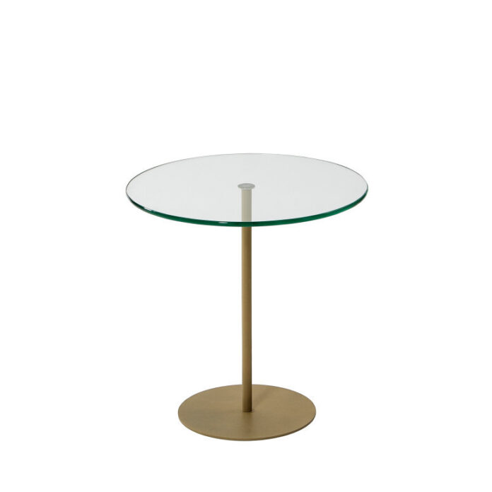Masuta de Cafea Model Cleo, 50X50X50 cm, Auriu, Blat Sticla securizata Masuta de Cafea Model Cleo, 50X50X50 cm, Auriu, Blat Sticla securizata