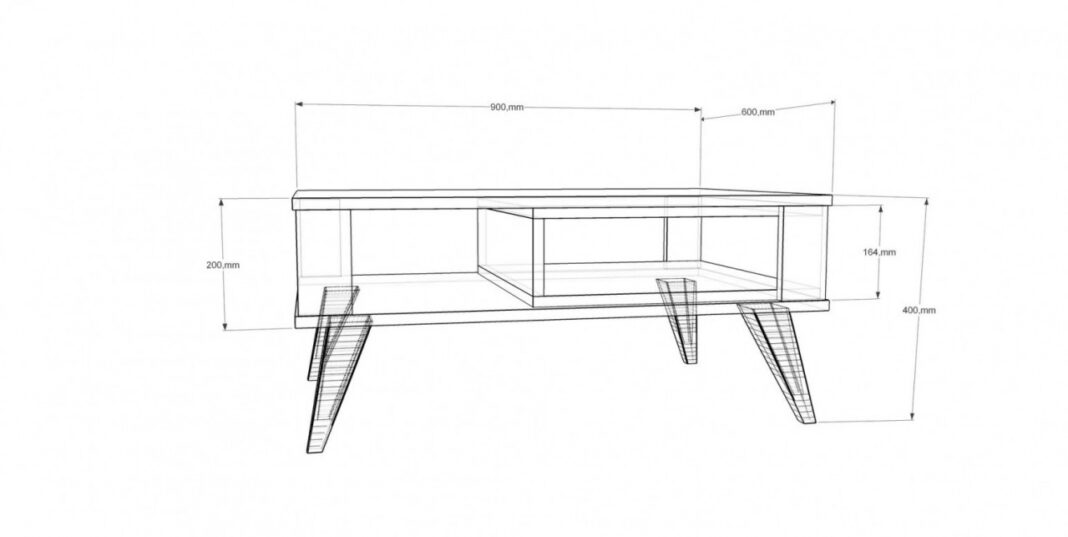 Masuta de Cafea Model Cortes, 90x60x40 cm, Stejar/Alb Masuta de Cafea Model Cortes, 90x60x40 cm, Stejar/Alb