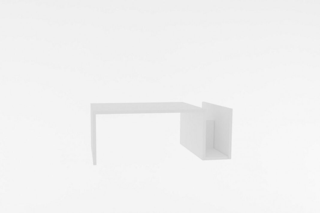 Masuta de Cafea Model Crane, 86.8x50x32.4 cm, Alb Masuta de Cafea Model Crane, 86.8x50x32.4 cm, Alb