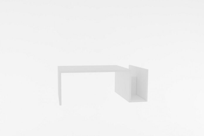 Masuta de Cafea Model Crane, 86.8x50x32.4 cm, Alb Masuta de Cafea Model Crane, 86.8x50x32.4 cm, Alb