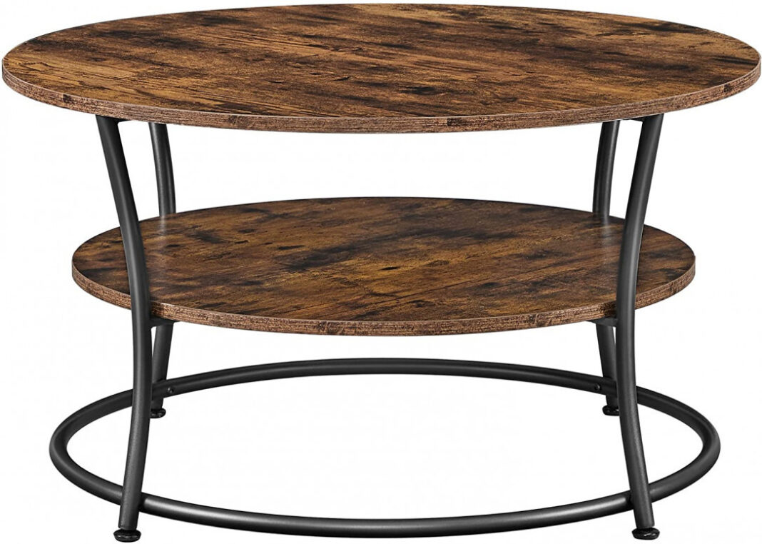 Masuta de Cafea Model Emely, 80x80x45 cm, Maro Rustic Masuta de Cafea Model Emely, 80x80x45 cm, Maro Rustic