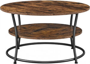 Masuta de Cafea Model Emely, 80x80x45 cm, Maro Rustic Masuta de Cafea Model Emely, 80x80x45 cm, Maro Rustic