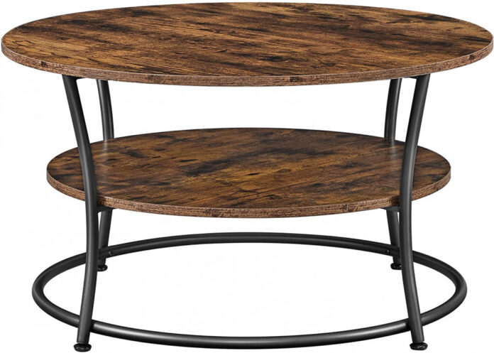 Masuta de Cafea Model Emely, 80x80x45 cm, Maro Rustic Masuta de Cafea Model Emely, 80x80x45 cm, Maro Rustic