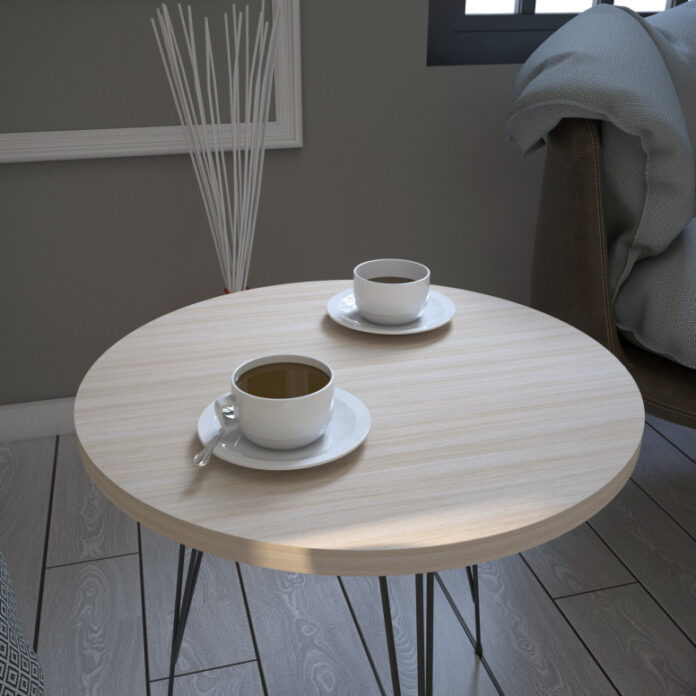 Masuta de Cafea Model Kellen, 40x40x44 cm, Stejar Masuta de Cafea Model Kellen, 40x40x44 cm, Stejar