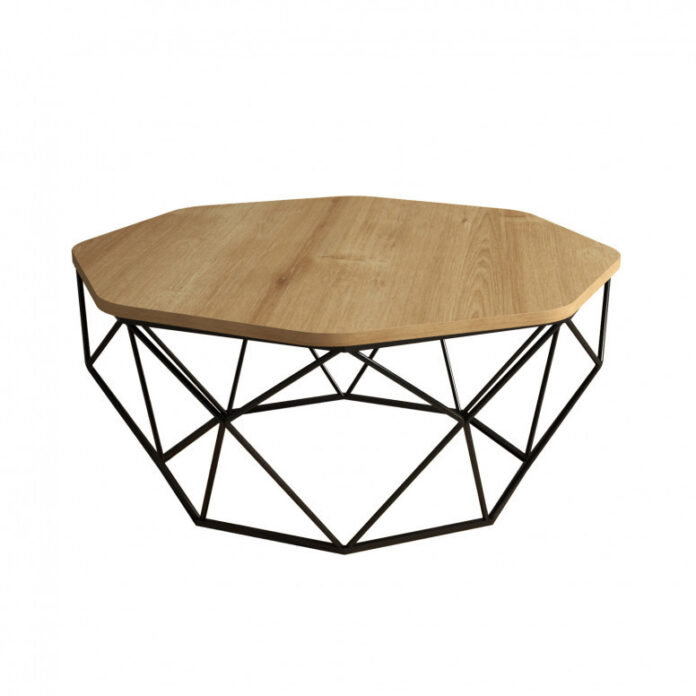 Masuta de Cafea Model Kent, 90x90x38 cm, Stejar Masuta de Cafea Model Kent, 90x90x38 cm, Stejar