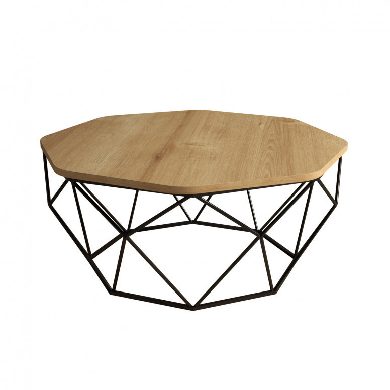 Masuta de Cafea Model Kent, 90x90x38 cm, Stejar Masuta de Cafea Model Kent, 90x90x38 cm, Stejar