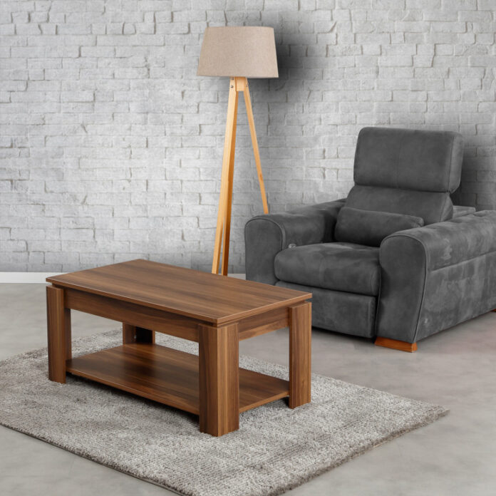 Masuta de Cafea Model May, 104x56x47 cm, Nuc Masuta de Cafea Model May, 104x56x47 cm, Nuc