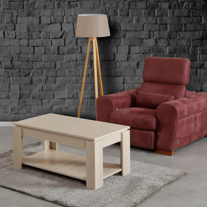 Masuta de Cafea Model May, 104x56x47 cm, Stejar deschis Masuta de Cafea Model May, 104x56x47 cm, Stejar deschis
