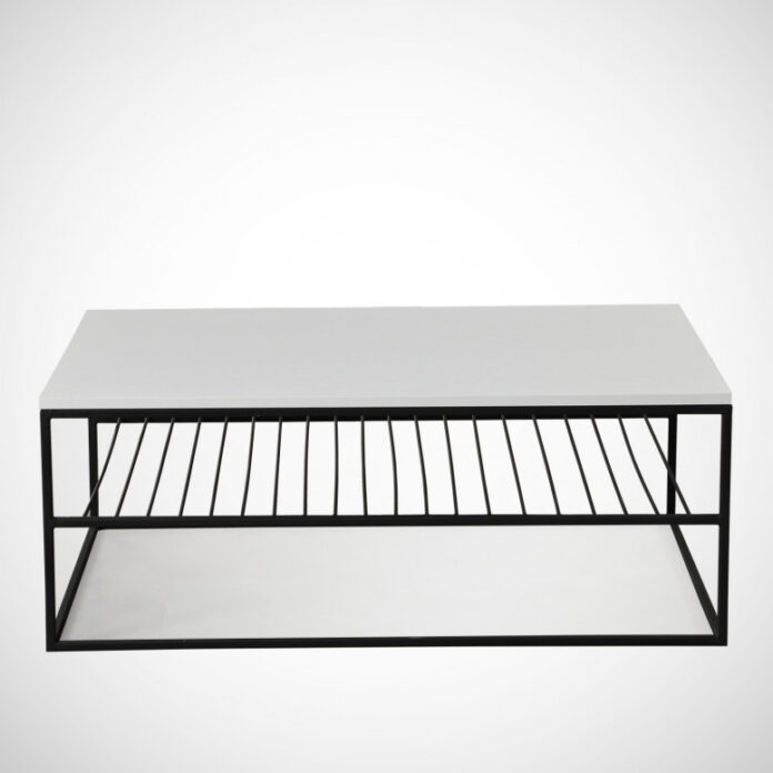 Masuta de Cafea Model Molina, 95x55x43 cm, Alb Masuta de Cafea Model Molina, 95x55x43 cm, Alb