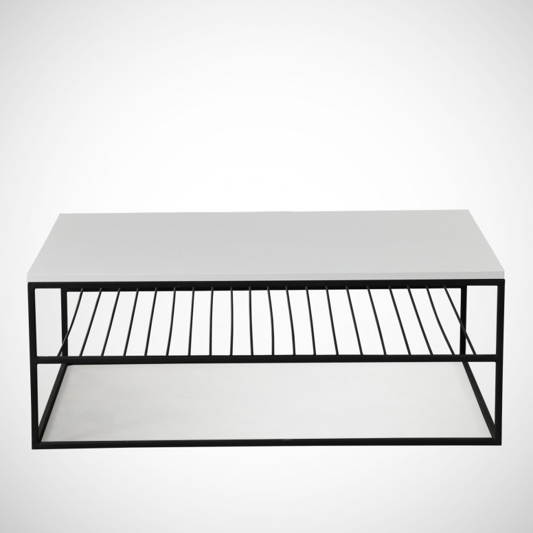Masuta de Cafea Model Molina, 95x55x43 cm, Alb Masuta de Cafea Model Molina, 95x55x43 cm, Alb