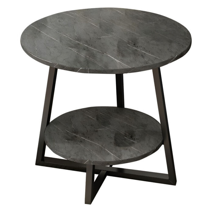 Masuta de Cafea Model Morgan, 60x60x60 cm, Marmura gri inchis Masuta de Cafea Model Morgan, 60x60x60 cm, Marmura gri inchis