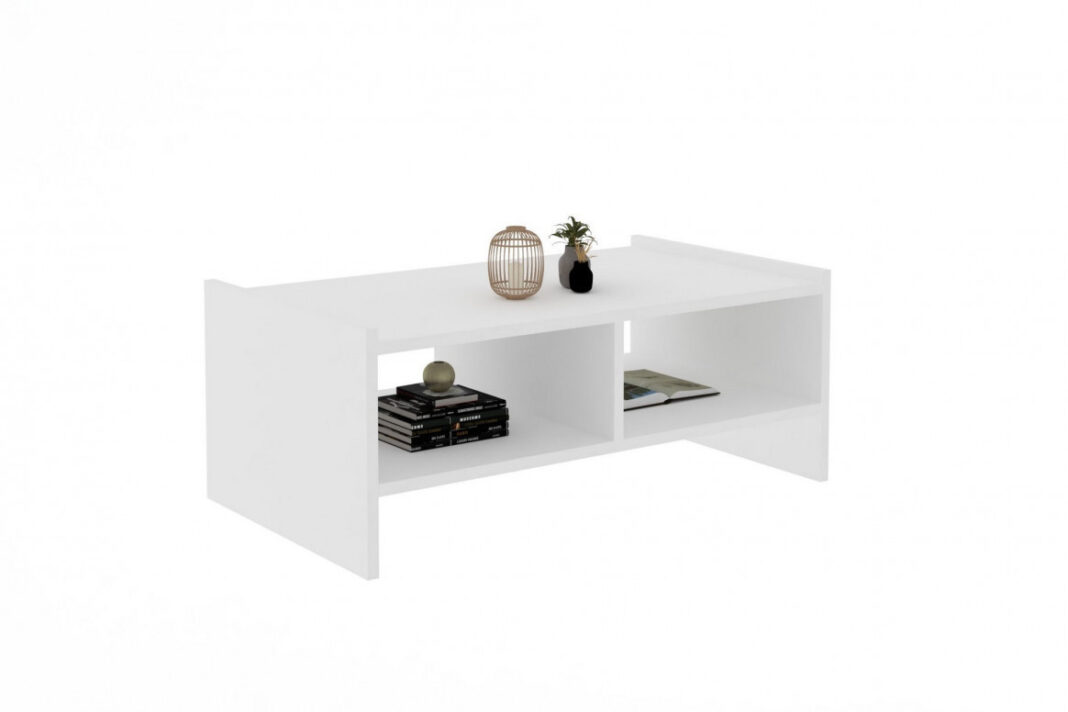 Masuta de Cafea Model Prince, 90x50x35 cm, Alb Masuta de Cafea Model Prince, 90x50x35 cm, Alb