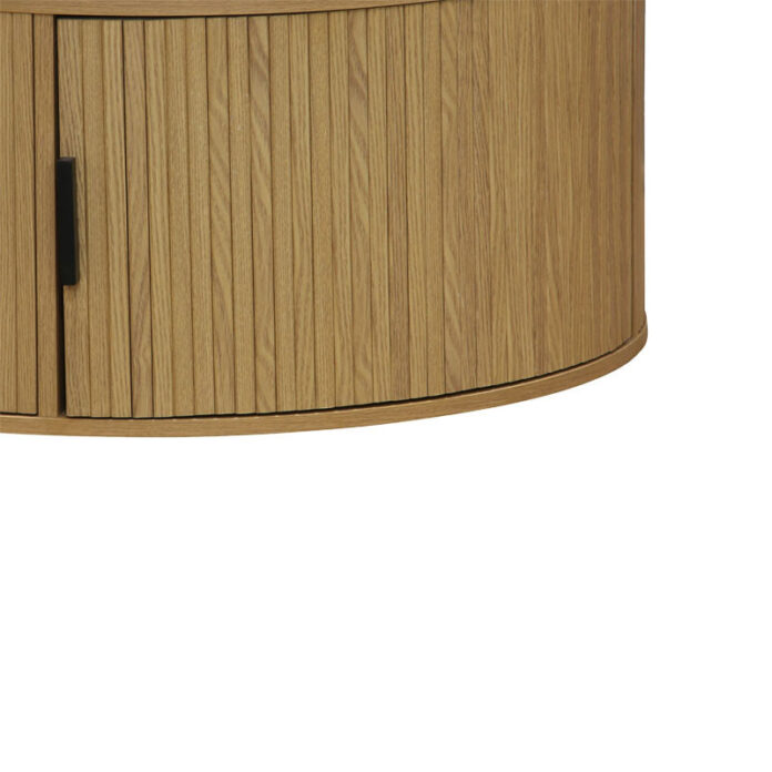 Masuta de Cafea Model Salem, 80x80x35.5 cm, Natural/Negru Masuta de Cafea Model Salem, 80x80x35.5 cm, Natural/Negru