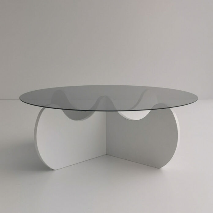 Masuta de Cafea Model Santiago, 90x90x30 cm, Alb, Blat Sticla securizata Masuta de Cafea Model Santiago, 90x90x30 cm, Alb, Blat Sticla securizata