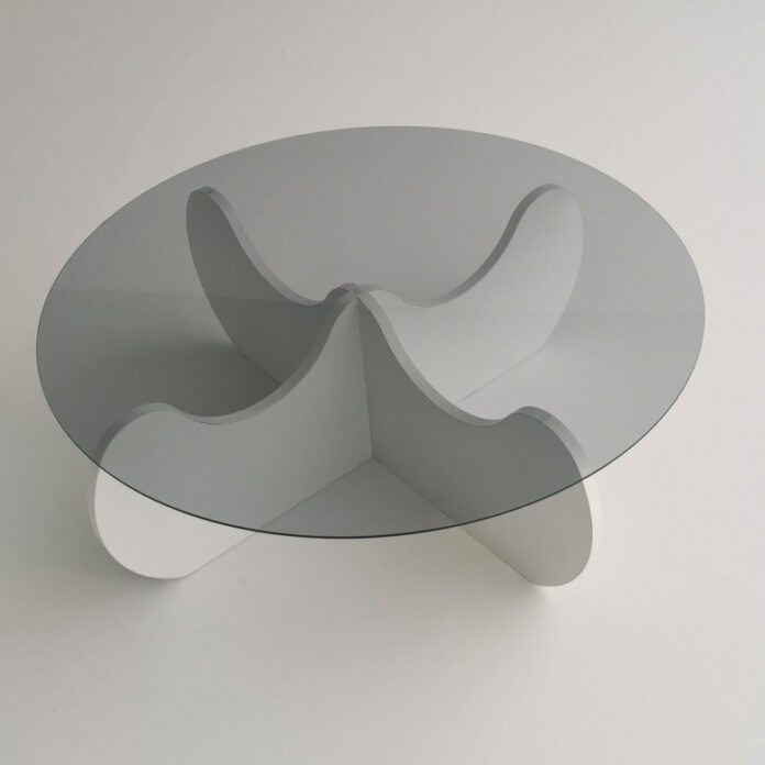 Masuta de Cafea Model Santiago, 90x90x30 cm, Alb, Blat Sticla securizata Masuta de Cafea Model Santiago, 90x90x30 cm, Alb, Blat Sticla securizata