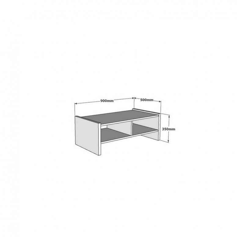 Masuta de Cafea Model Scott, 90x50x35 cm, Nuc Masuta de Cafea Model Scott, 90x50x35 cm, Nuc