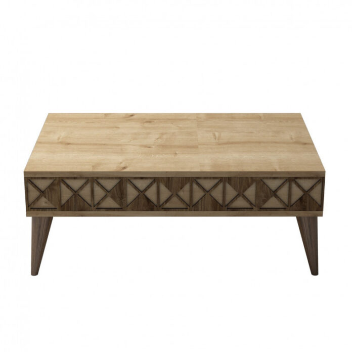 Masuta de Cafea Model Trevino, 90x60x34.6 cm, Stejar Masuta de Cafea Model Trevino, 90x60x34.6 cm, Stejar