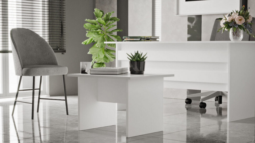 Masuta de Cafea Model Villalobos, 60x50x46.3 cm, Alb Masuta de Cafea Model Villalobos, 60x50x46.3 cm, Alb
