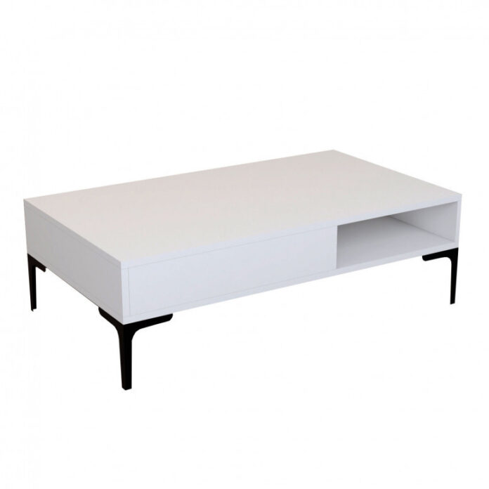Masuta de Cafea Model Walker, 105x60x32.6 cm, Alb Masuta de Cafea Model Walker, 105x60x32.6 cm, Alb