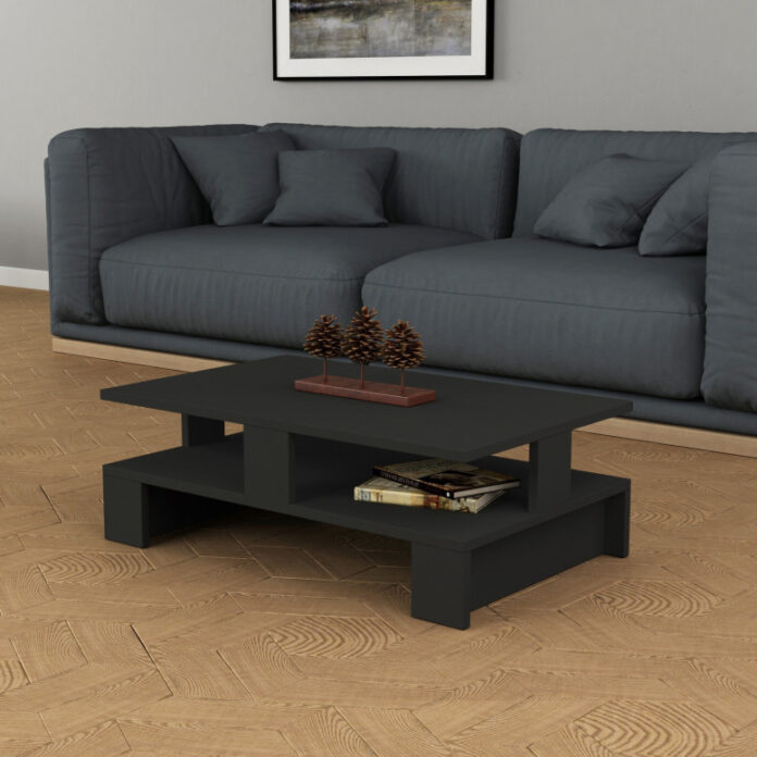 Masuta de Cafea Model Woods, 80x50x27.5 cm, Antracit Masuta de Cafea Model Woods, 80x50x27.5 cm, Antracit