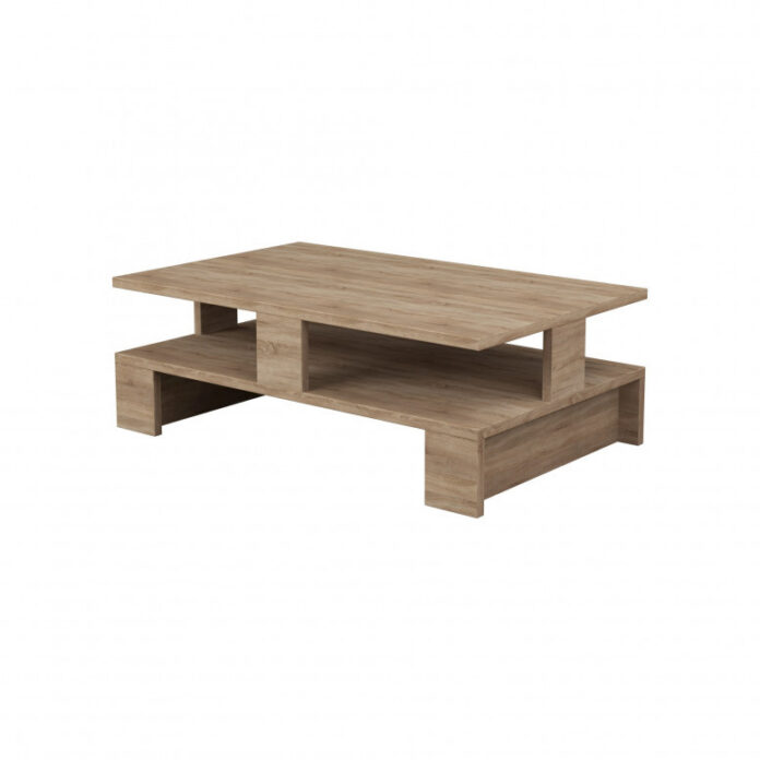 Masuta de Cafea Model Woods, 80x50x27.5 cm, Stejar
