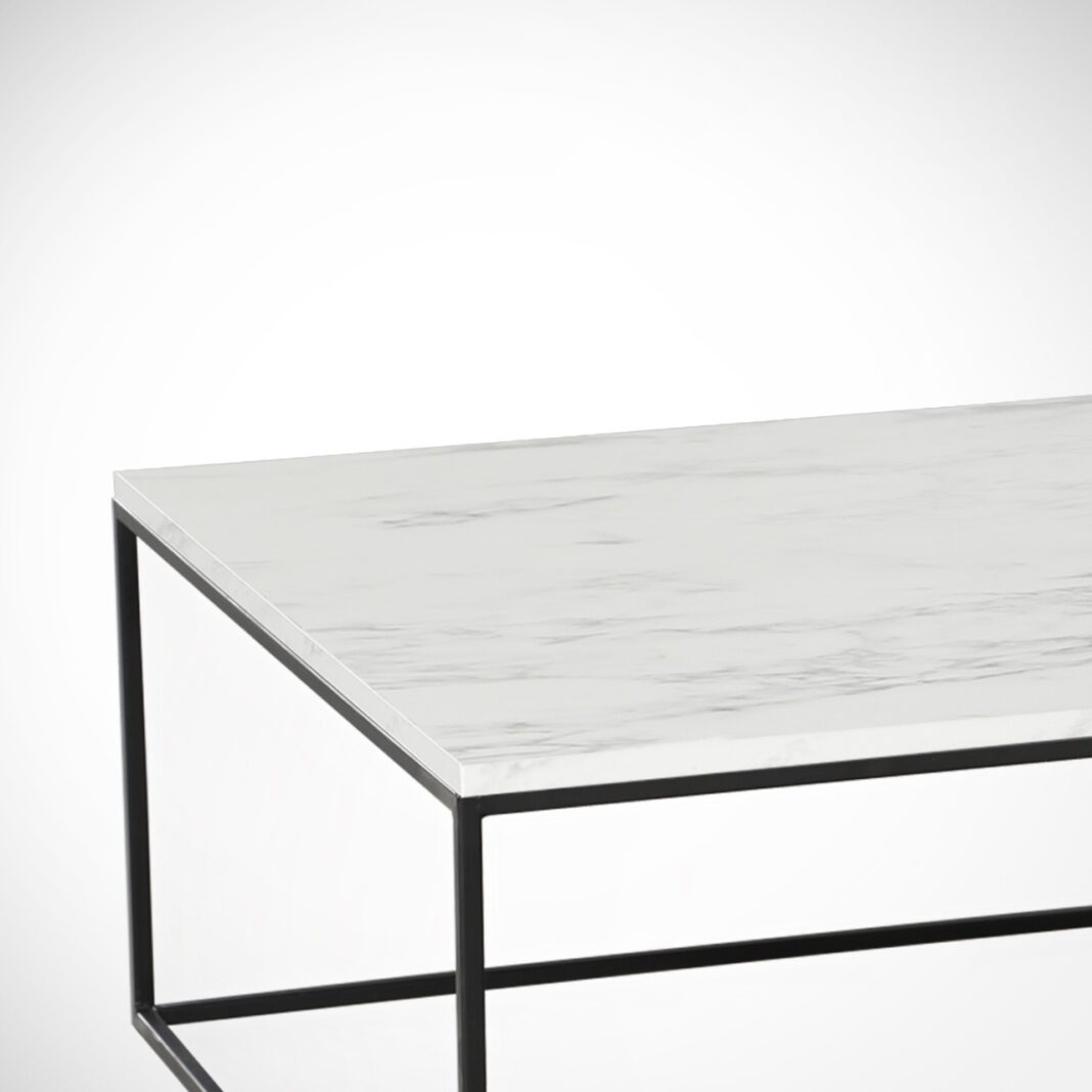Măsuţă de cafea Poly Alb 75x43x75 cm Măsuţă de cafea Poly Alb 75x43x75 cm