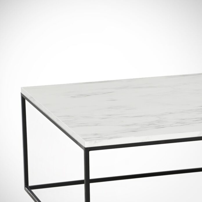 Măsuţă de cafea Poly Alb 75x43x75 cm Măsuţă de cafea Poly Alb 75x43x75 cm