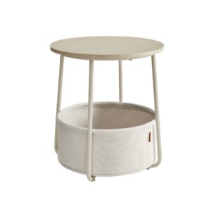 Masuta de cafea Vasagle Alb 45x45x51 cm Masuta de cafea Vasagle Alb 45x45x51 cm