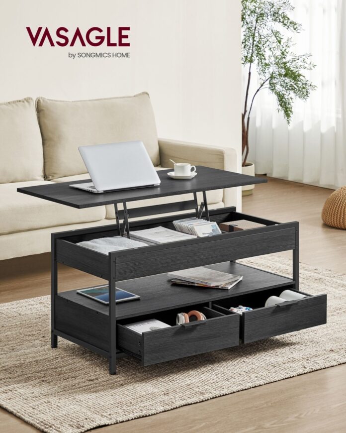 Masuta de cafea Vasagle Gri 100x50x48 cm Masuta de cafea Vasagle Gri 100x50x48 cm