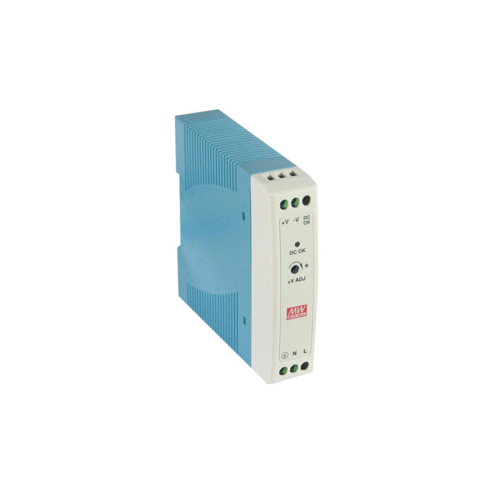 Sursa de alimentare pe sina DIN MeanWell MDR-20-24, 24V, 24 W, 1 A Sursa de alimentare pe sina DIN MeanWell MDR-20-24, 24V, 24 W, 1 A