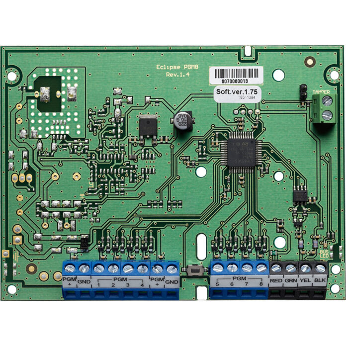 Modul de extentsie Teletek Eclipse PGM8, 8 iesiri PGM, alimentare din centrala Modul de extentsie Teletek Eclipse PGM8, 8 iesiri PGM, alimentare din centrala