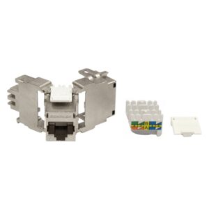 Modul RJ45 ecranat SCHRACK TOOLLESS LINE HSEMRJ6GWA, 10 GB, Cat.6a, capac antipraf Modul RJ45 ecranat SCHRACK TOOLLESS LINE HSEMRJ6GWA, 10 GB, Cat.6a, capac antipraf