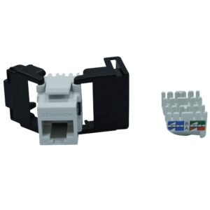 Modul RJ45 neecranat SCHRACK TOOLLESS LINE HSEMRJ5UWS, Cat.5e Modul RJ45 neecranat SCHRACK TOOLLESS LINE HSEMRJ5UWS, Cat.5e