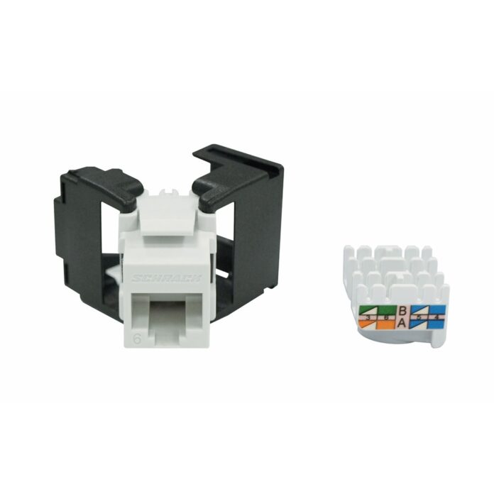 Modul RJ45 neecranat SCHRACK TOOLLESS LINE HSEMRJ6UWA, Cat.6 de-embedded Modul RJ45 neecranat SCHRACK TOOLLESS LINE HSEMRJ6UWA, Cat.6 de-embedded