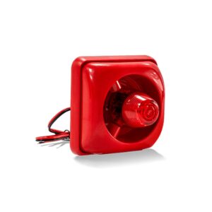 Lumina de semnalizare cu buzzer Motorline MPESB-24V, 24 VDC, LED, rosu Lumina de semnalizare cu buzzer Motorline MPESB-24V, 24 VDC, LED, rosu