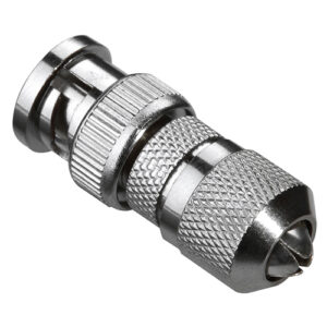 Mufa BNC metal pe cablu coaxial RG59/RG6 Mufa BNC metal pe cablu coaxial RG59/RG6
