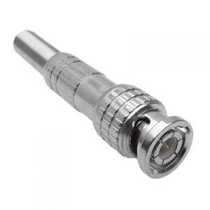 Mufa BNC tata cu protectie cablu RG6 Mufa BNC tata cu protectie cablu RG6