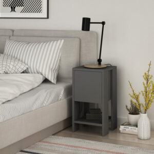 Noptiera Model Duke, Antracit, 30x30x55cm Noptiera Model Duke, Antracit, 30x30x55cm