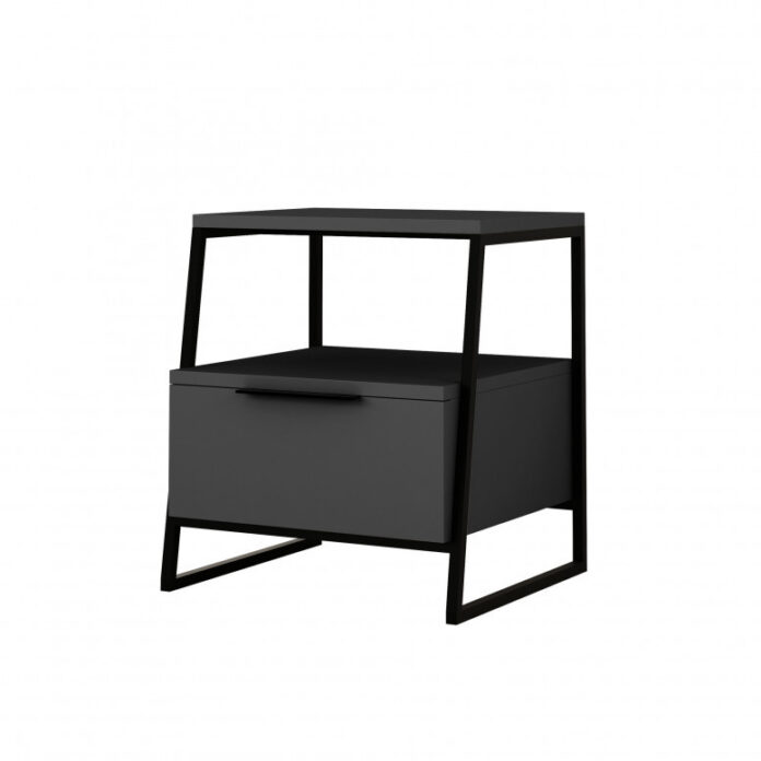 Noptiera Model Roberson, Antracit, 45x40x50cm Noptiera Model Roberson, Antracit, 45x40x50cm
