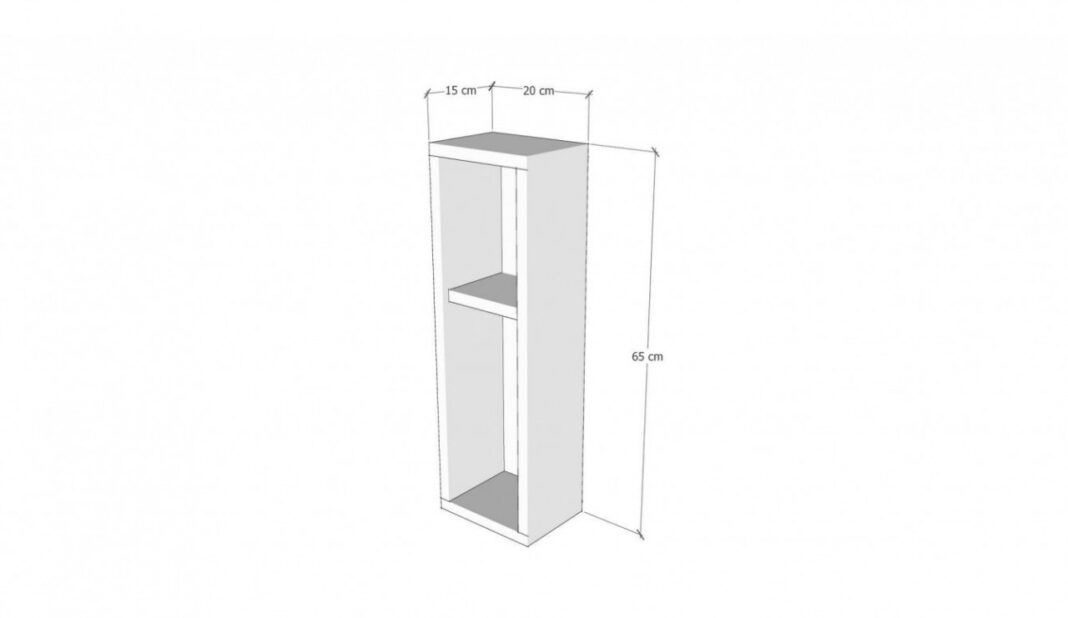 Noptiera Model Sandoval, Pin, 20x15x65cm Noptiera Model Sandoval, Pin, 20x15x65cm