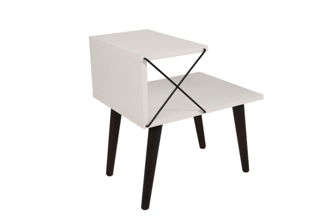 Noptiera Model Vance, Alb, 50x40x55cm Noptiera Model Vance, Alb, 50x40x55cm