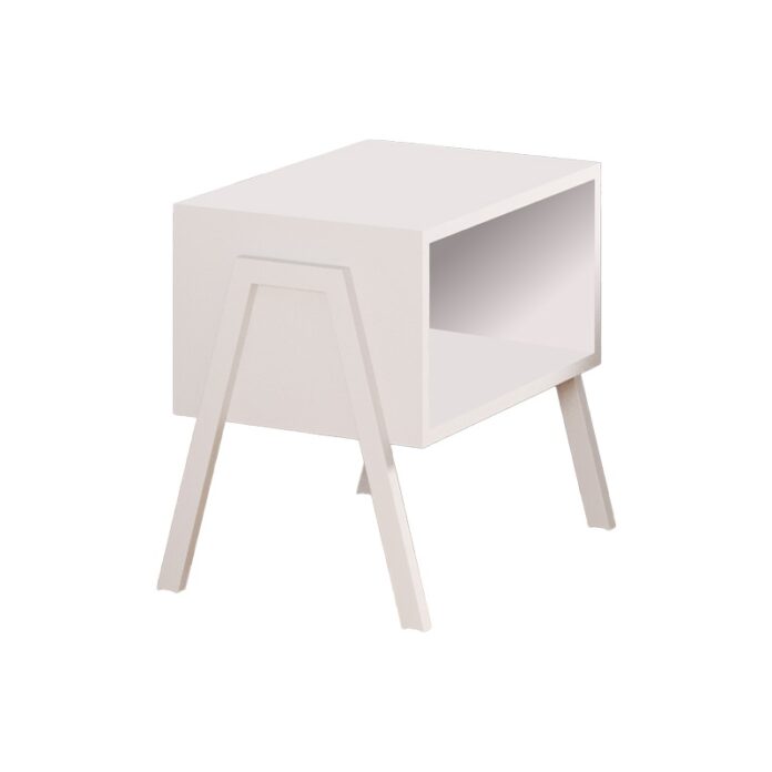 Noptiera Taffa Alb 49x35x49 cm Noptiera Taffa Alb 49x35x49 cm