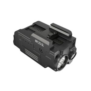 Lanterna cu prindere pe sina Nitecore NPL25 GL, 900 lm, 216 m, laser verde Lanterna cu prindere pe sina Nitecore NPL25 GL, 900 lm, 216 m, laser verde