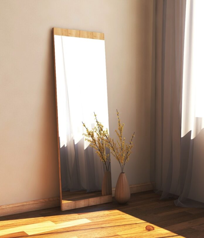 Oglindă de perete Azus Natural 40x120x2.2 cm Oglindă de perete Azus Natural 40x120x2.2 cm