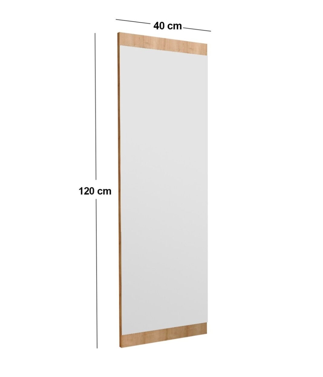 Oglindă de perete Azus Natural 40x120x2.2 cm Oglindă de perete Azus Natural 40x120x2.2 cm