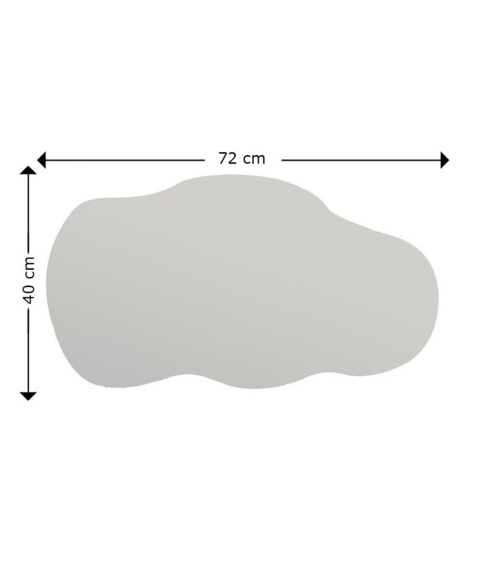 Oglindă de perete Baby Negru 40x72x2.2 cm Oglindă de perete Baby Negru 40x72x2.2 cm
