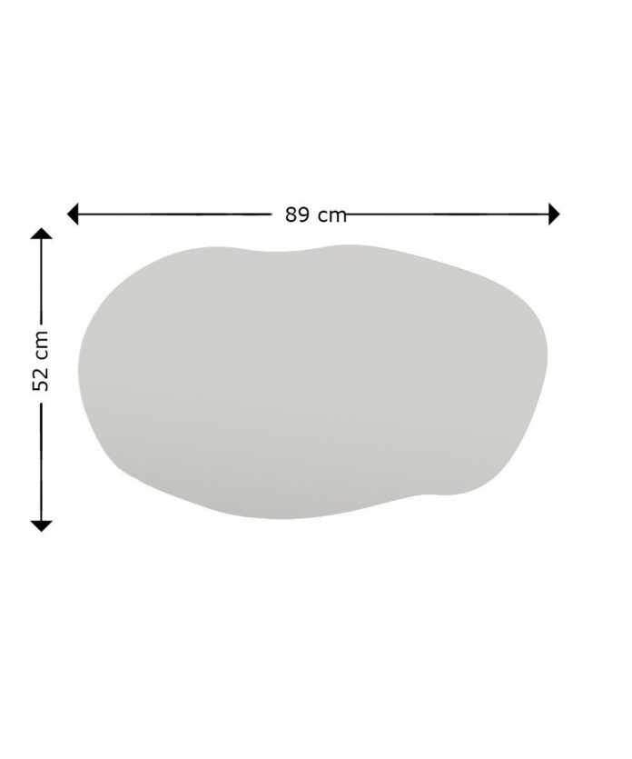 Oglindă de perete Lossa Negru 52x89x2.2 cm Oglindă de perete Lossa Negru 52x89x2.2 cm