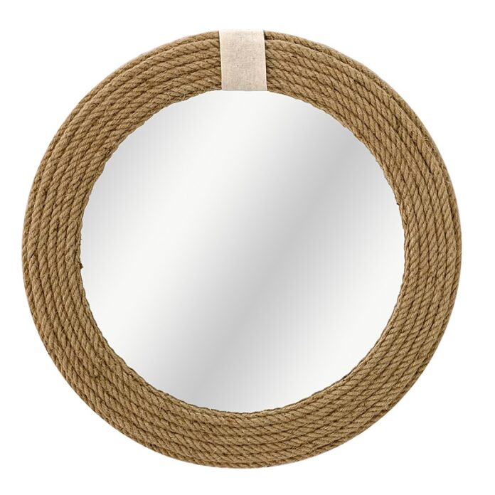 Oglinda de perete Rope 20767 Natural 60x2x60cm Oglinda de perete Rope 20767 Natural 60x2x60cm