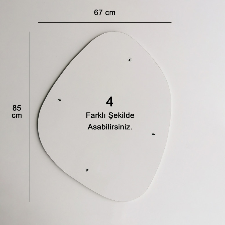 Oglinda SohoAyna85x67cm Negru Oglinda SohoAyna85x67cm Negru